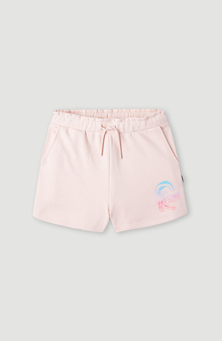 Circle Surfer Mid-Waist Sweatshorts | Peach Whip