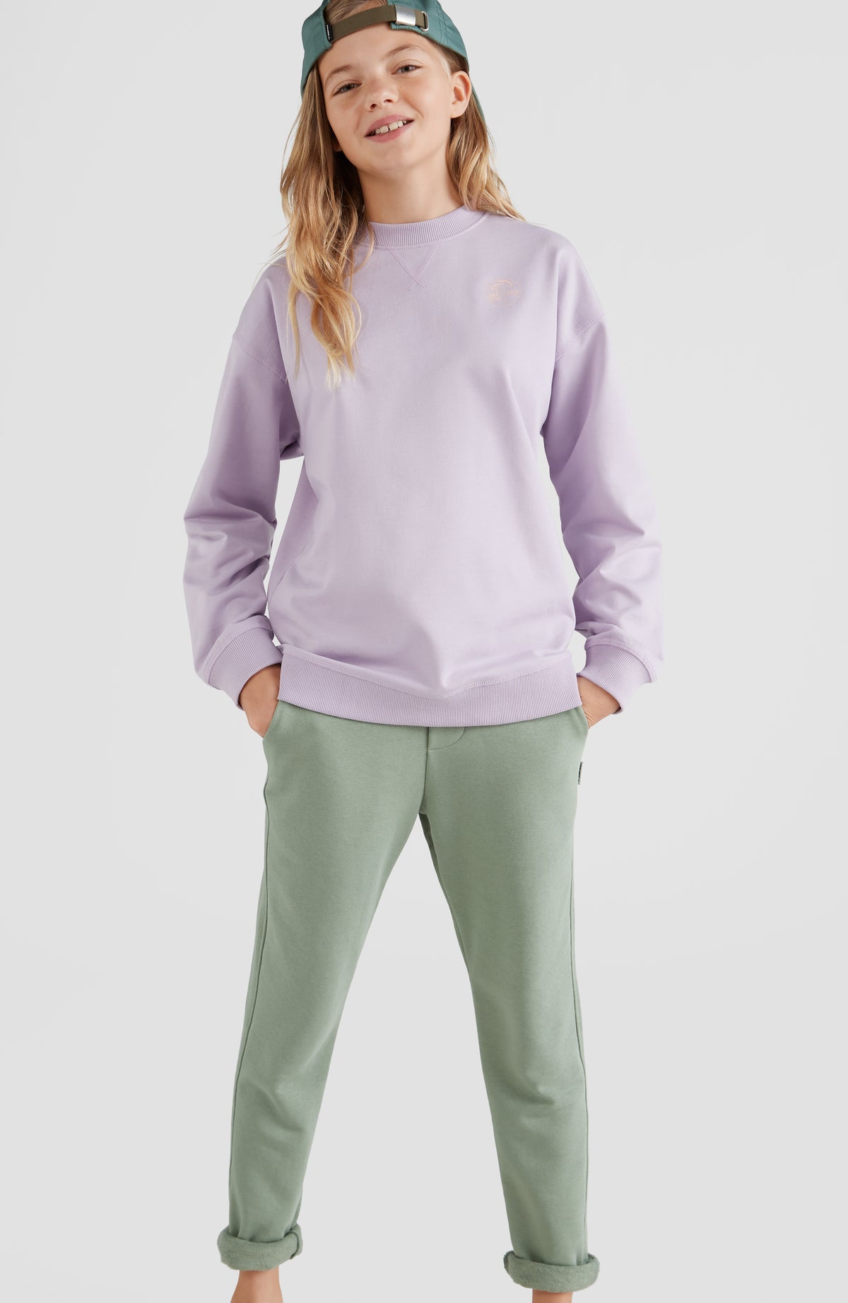 Circle Surfer Crew Sweatshirt | Lavendar Frost