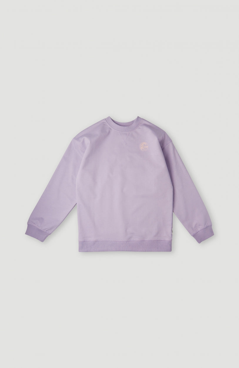 Circle Surfer Crew Sweatshirt | Lavendar Frost