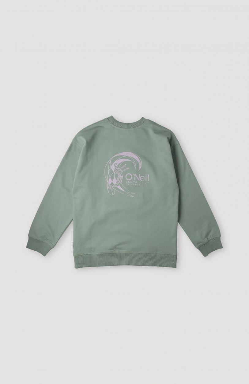 Circle Surfer Crew Sweatshirt | Lily Pad