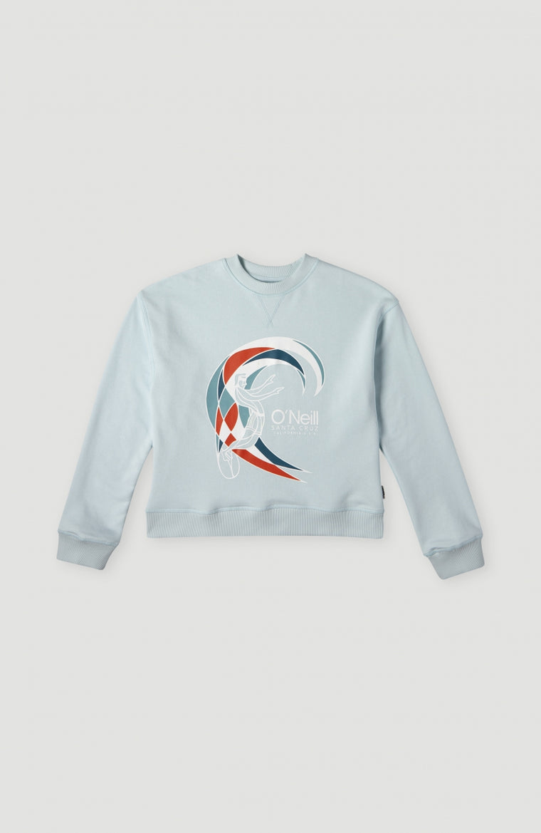 Circle Surfer Crew Sweatshirt | Whispering Blue