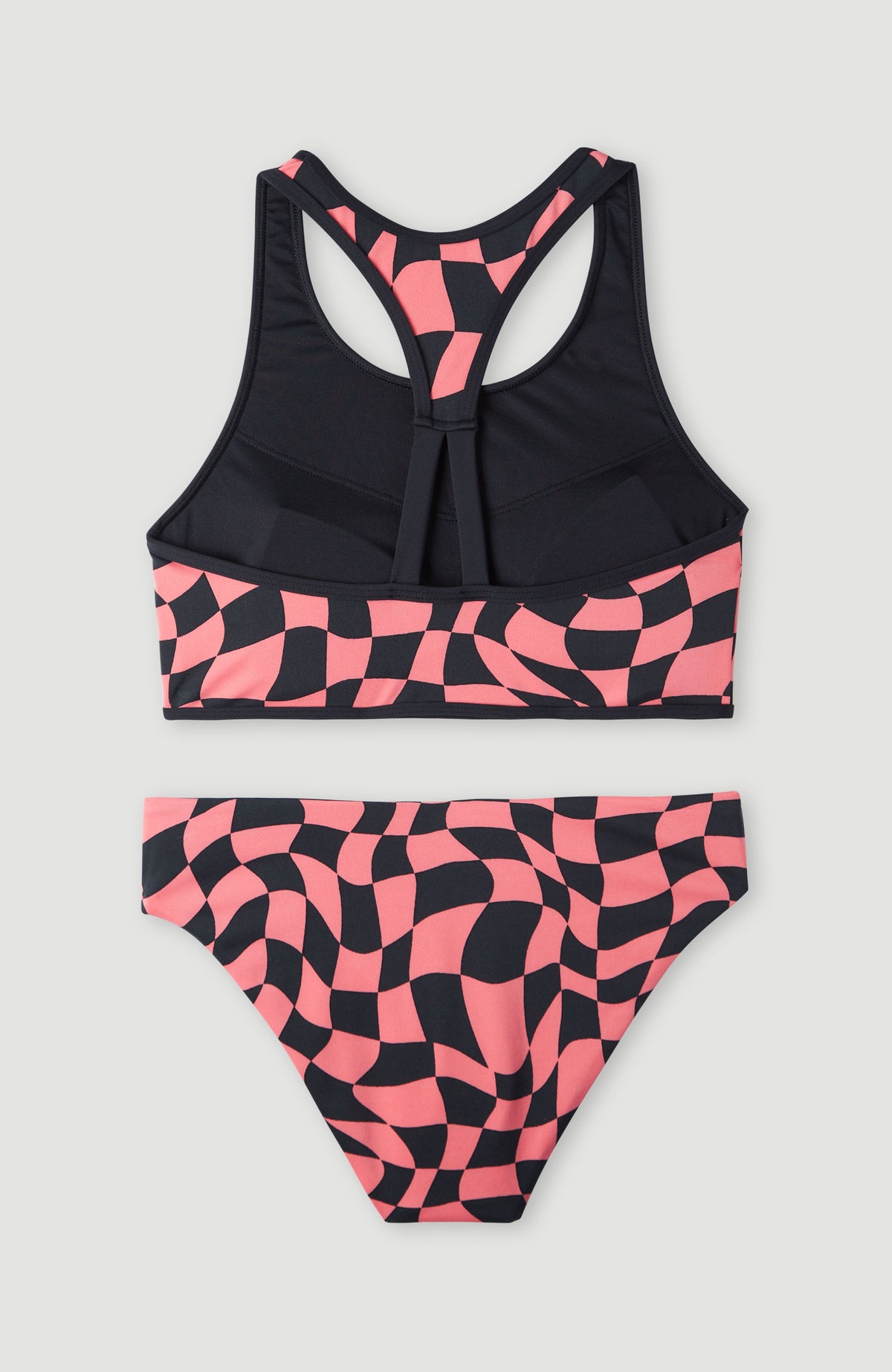 Active O'Neill Sporty Bikini Set | Pink Checkboard
