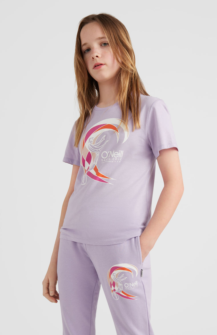 Circle Surfer T-Shirt | Purple Rose