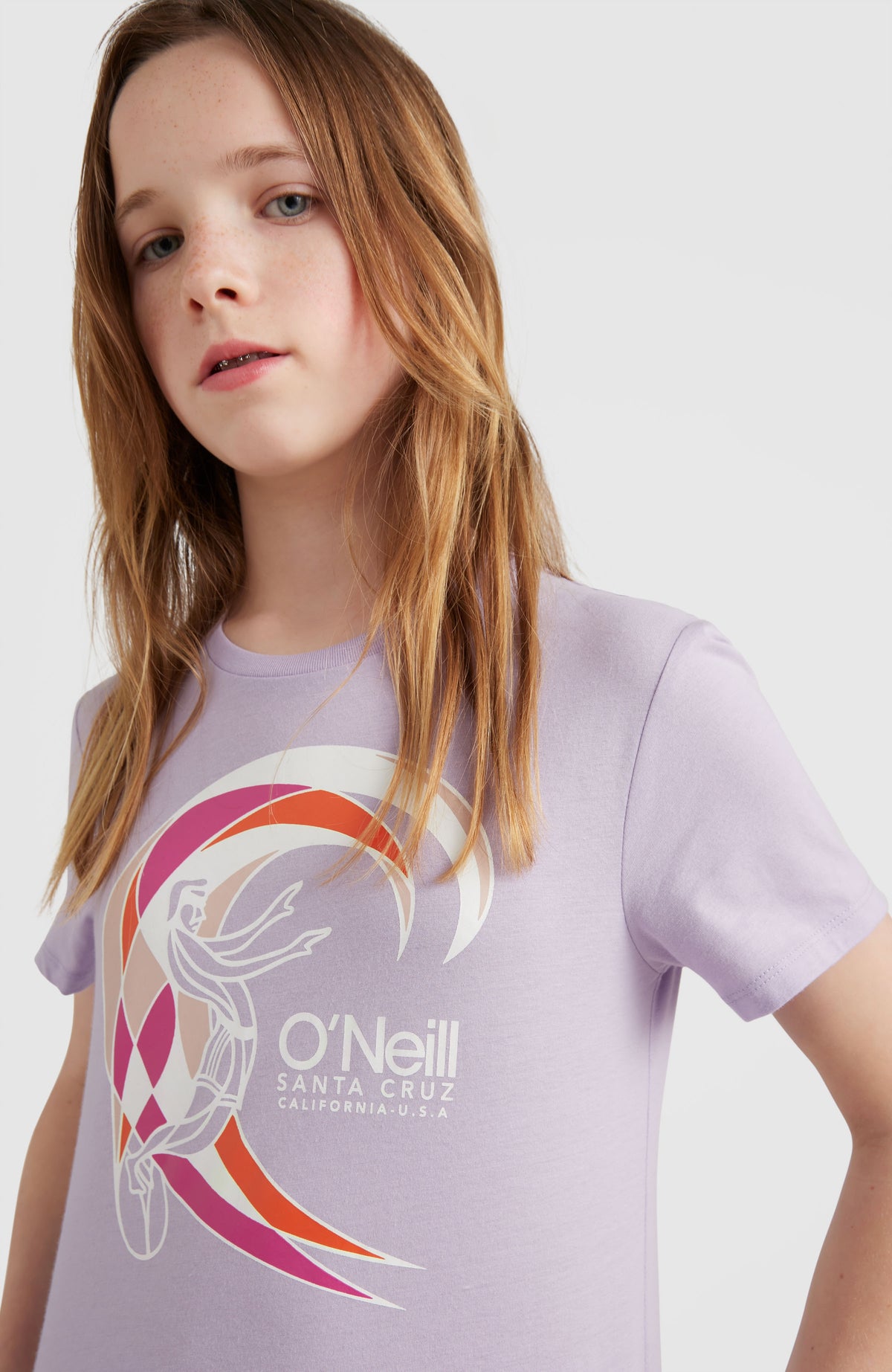 Circle Surfer T-Shirt | Purple Rose