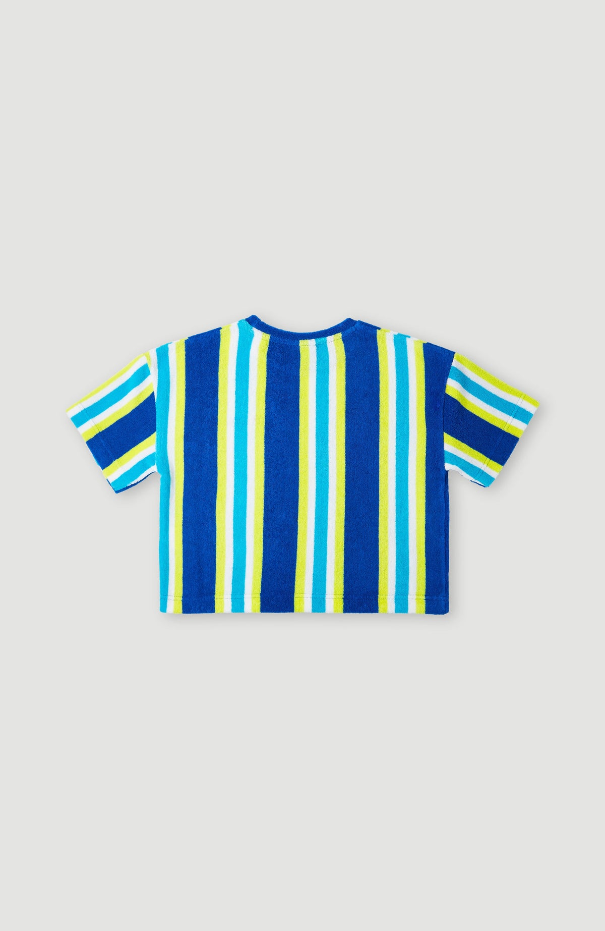 Brights Terry Shirt | Blue Towel Stripe
