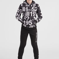All Over Print Rutile Hooded Fleece | White Wording 1952