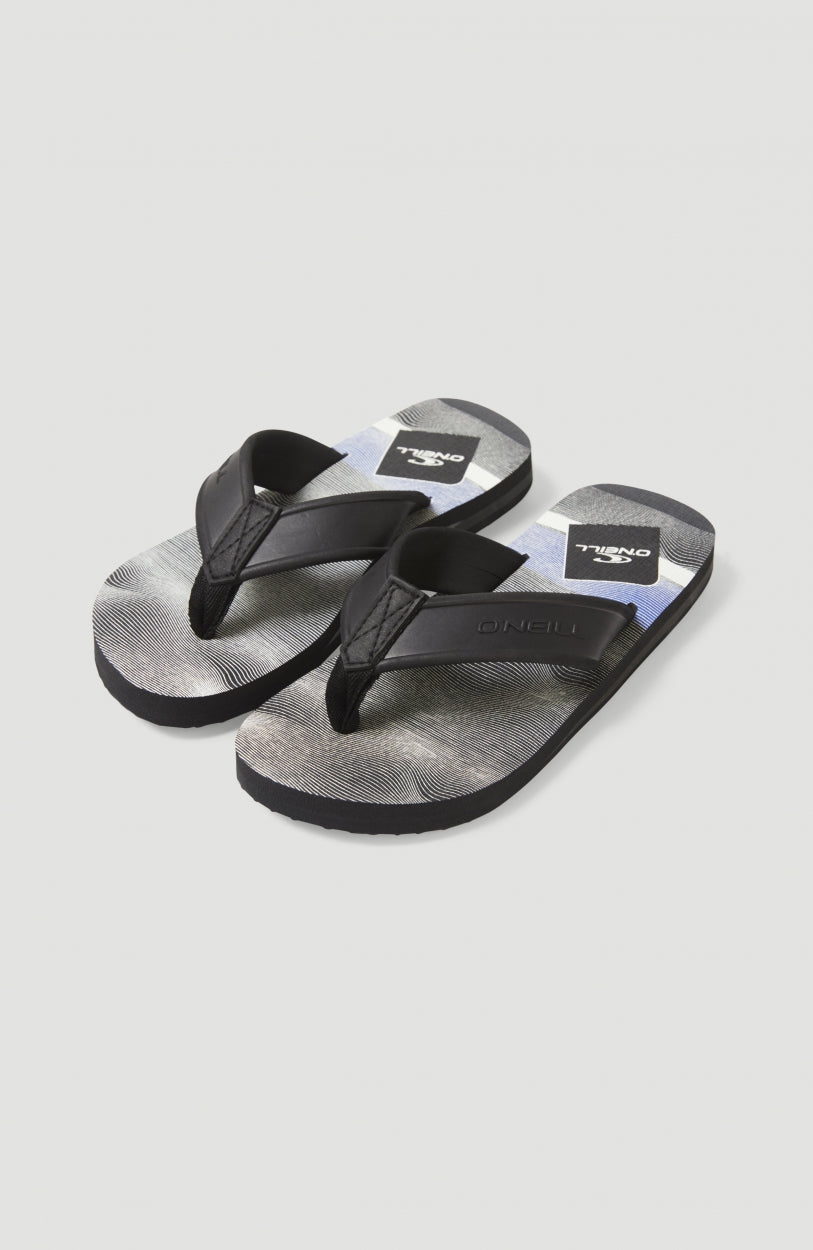 Arch Graphic Sandals | Black Multi 4