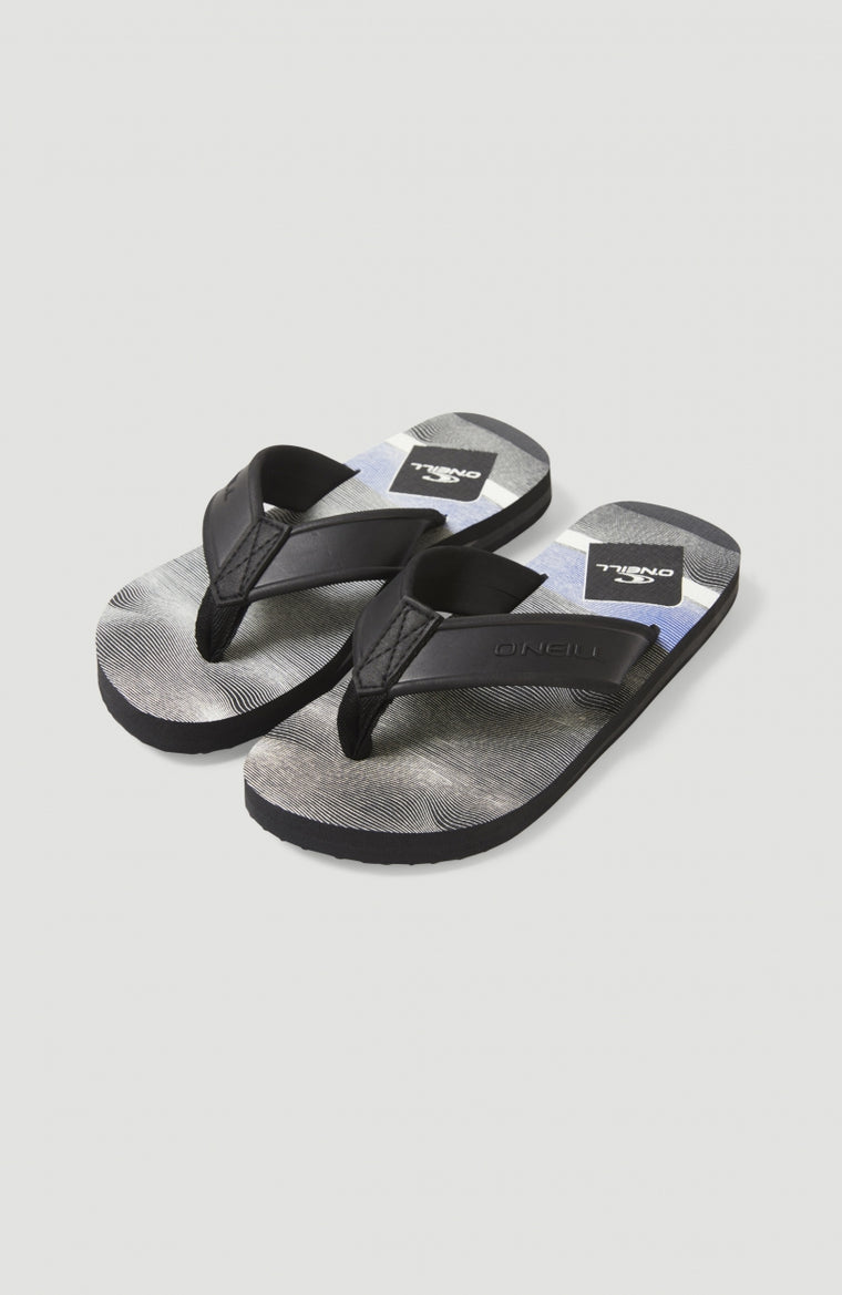 Arch Graphic Sandals | Black Multi 4