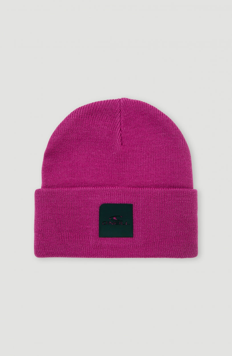 Cube Beanie | Fuchsia Red