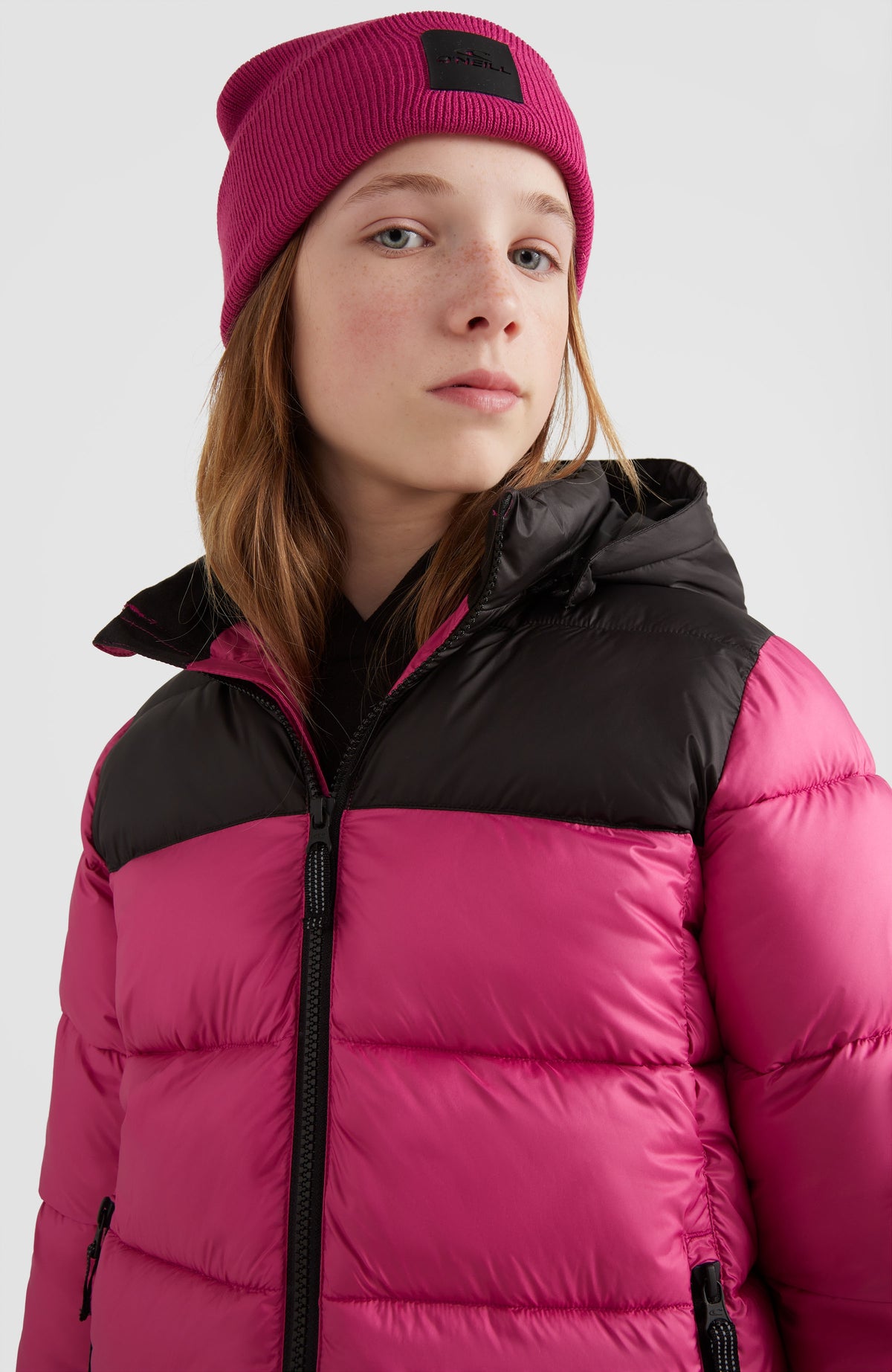 Cube Beanie | Fuchsia Red