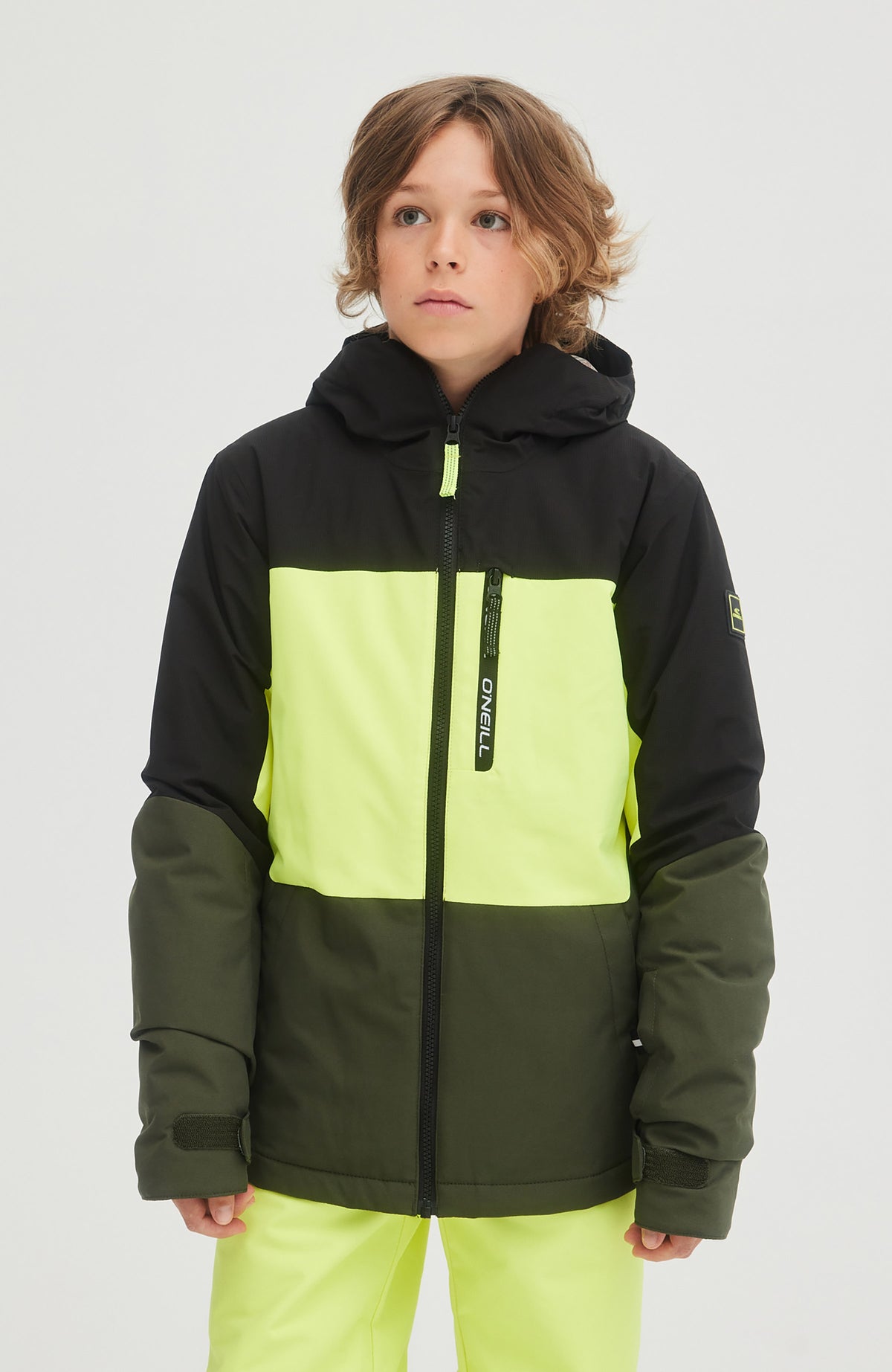 Carbonite Snow Jacket | Pyranine Yellow Colour Block