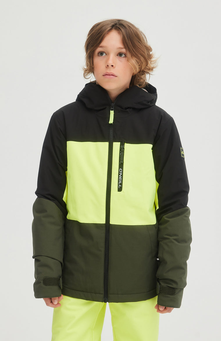 Carbonite Snow Jacket | Pyranine Yellow Colour Block