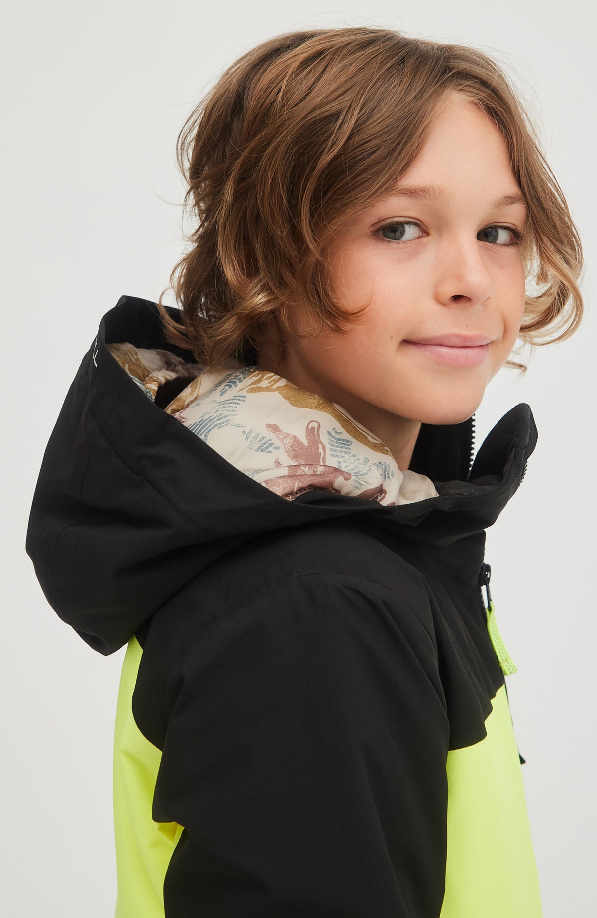 Carbonite Snow Jacket | Pyranine Yellow Colour Block