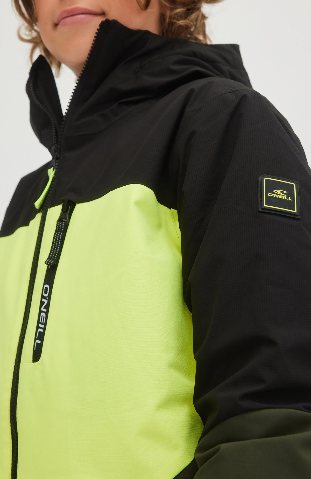 Carbonite Snow Jacket | Pyranine Yellow Colour Block