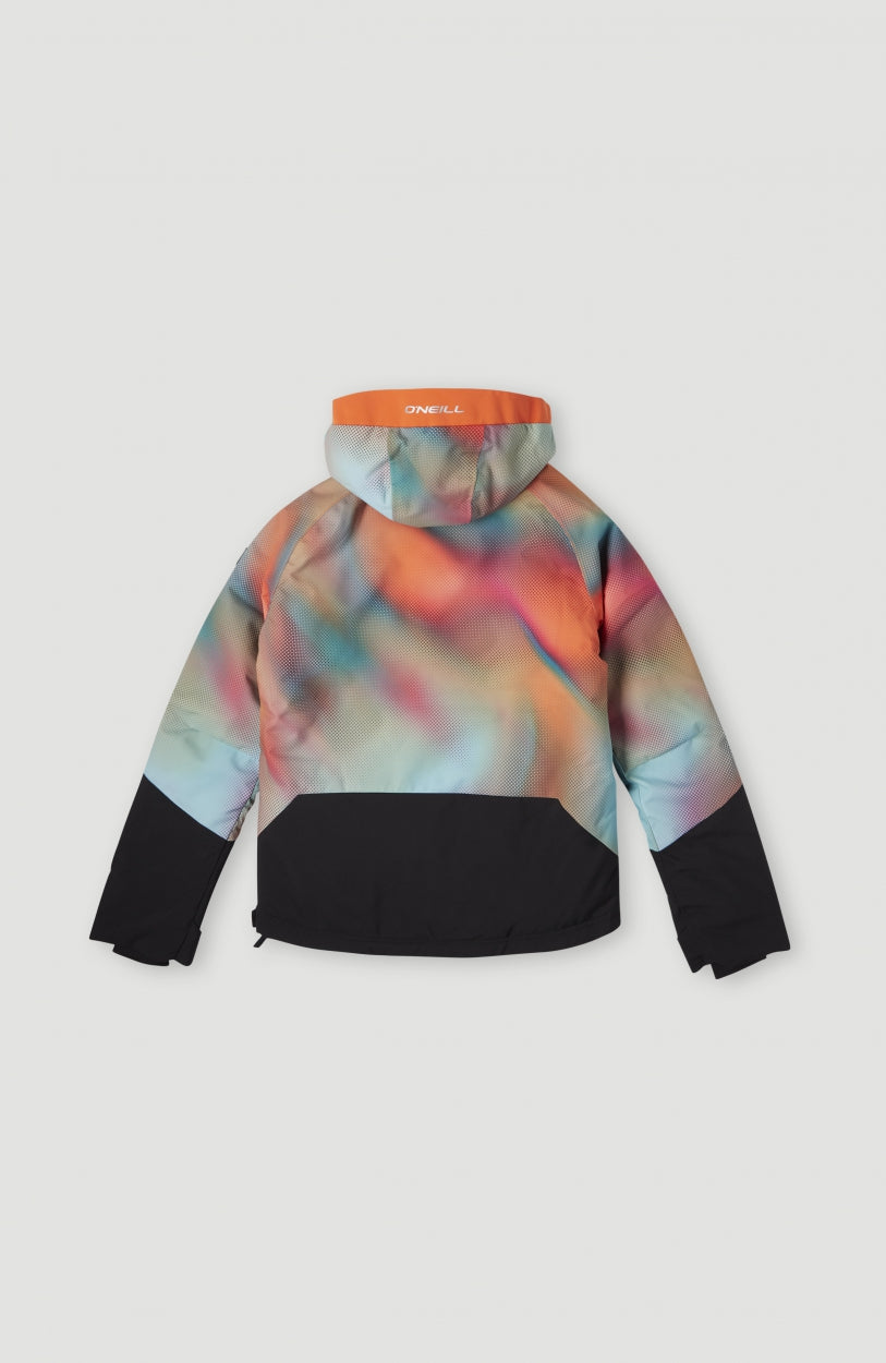 Anorak Snow Jacket | Dark Blue Fade Halftone