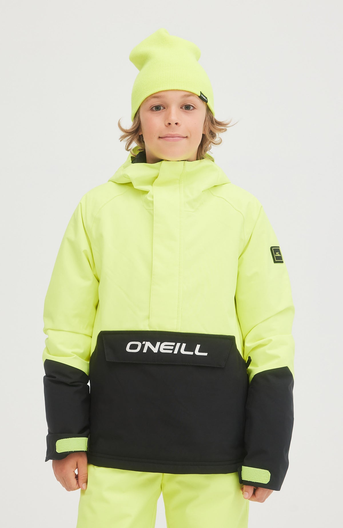 Anorak Snow Jacket | Pyranine Yellow Colour Block