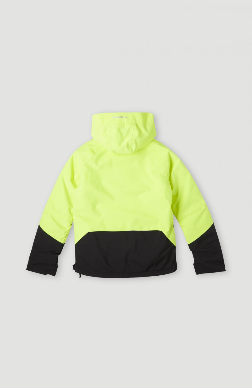 Anorak Snow Jacket | Pyranine Yellow Colour Block