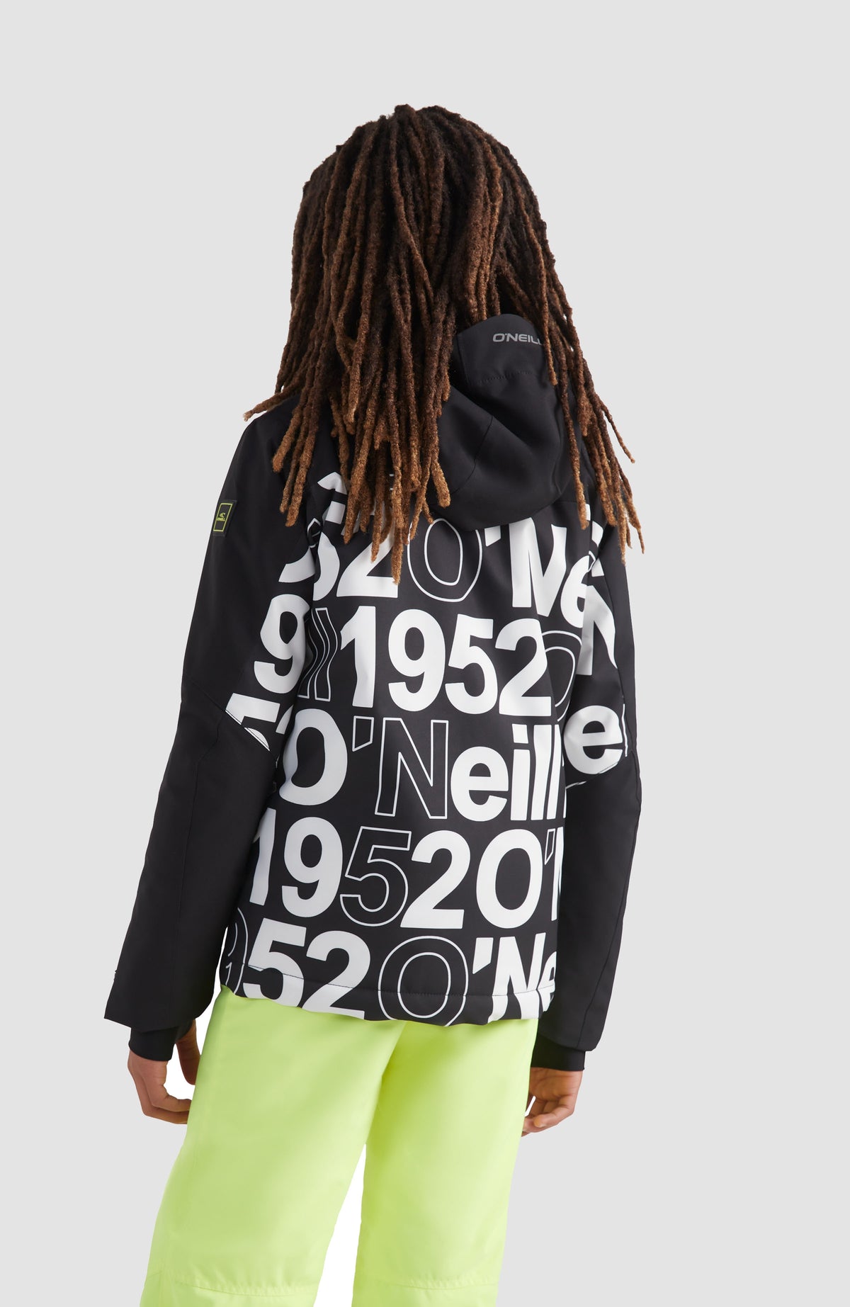 All Over Print Hammer Snow Jacket | White Wording 1952