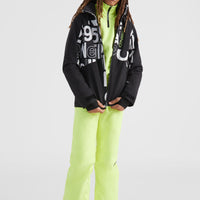All Over Print Hammer Snow Jacket | White Wording 1952