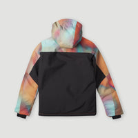 All Over Print Hammer Snow Jacket | Dark Blue Fade Halftone