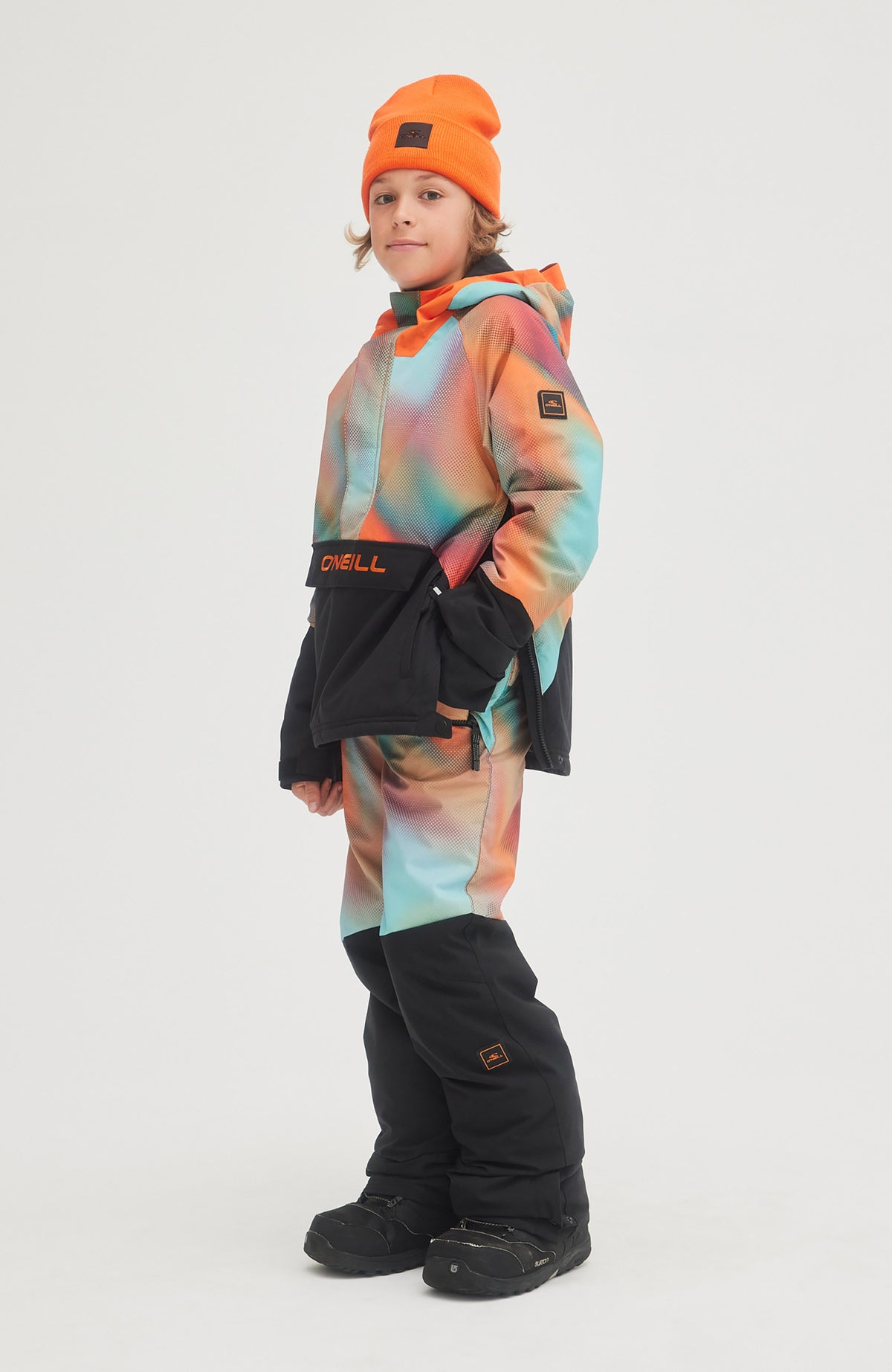 Anvil All Over Print Snow Pants | Dark Blue Fade Halftone