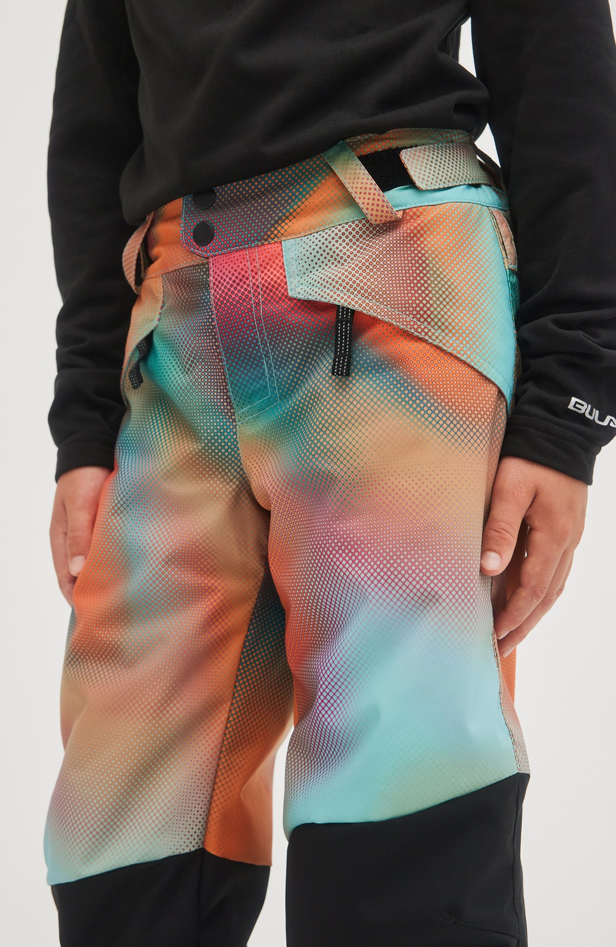 Anvil All Over Print Snow Pants | Dark Blue Fade Halftone