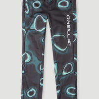 All Over Print Rutile Sweatpants | Blue Heat Map