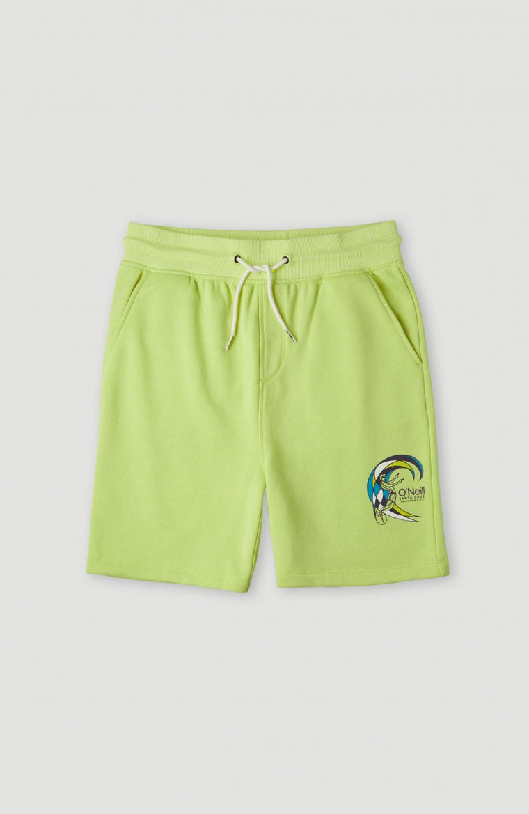Circle Surfer Sweatshorts | Sunny Lime
