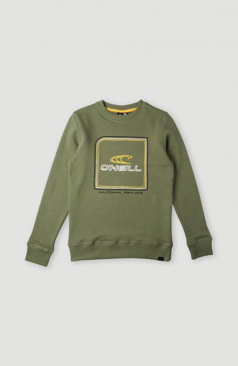 All Year Crew Sweatshirt | Deep Lichen Green