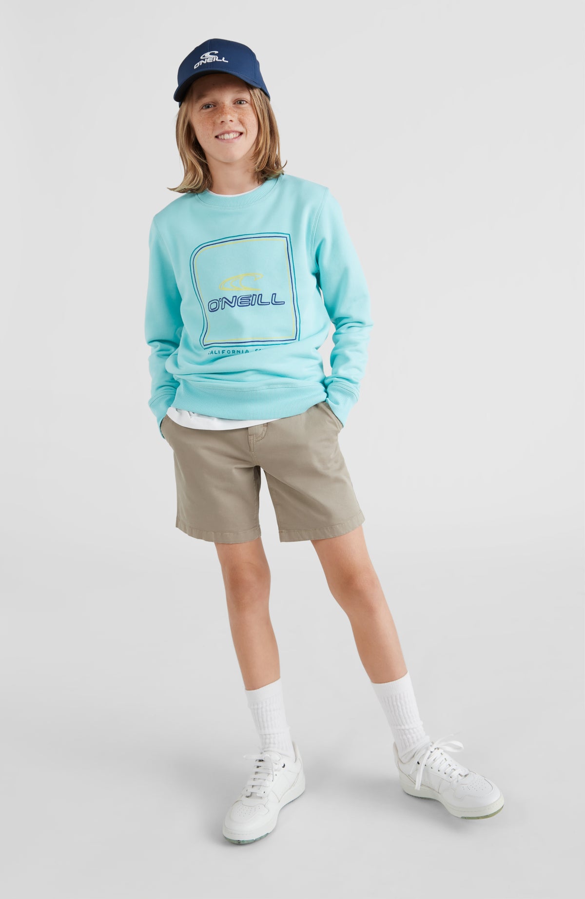 All Year Crew Sweatshirt | Aqua Spalsh