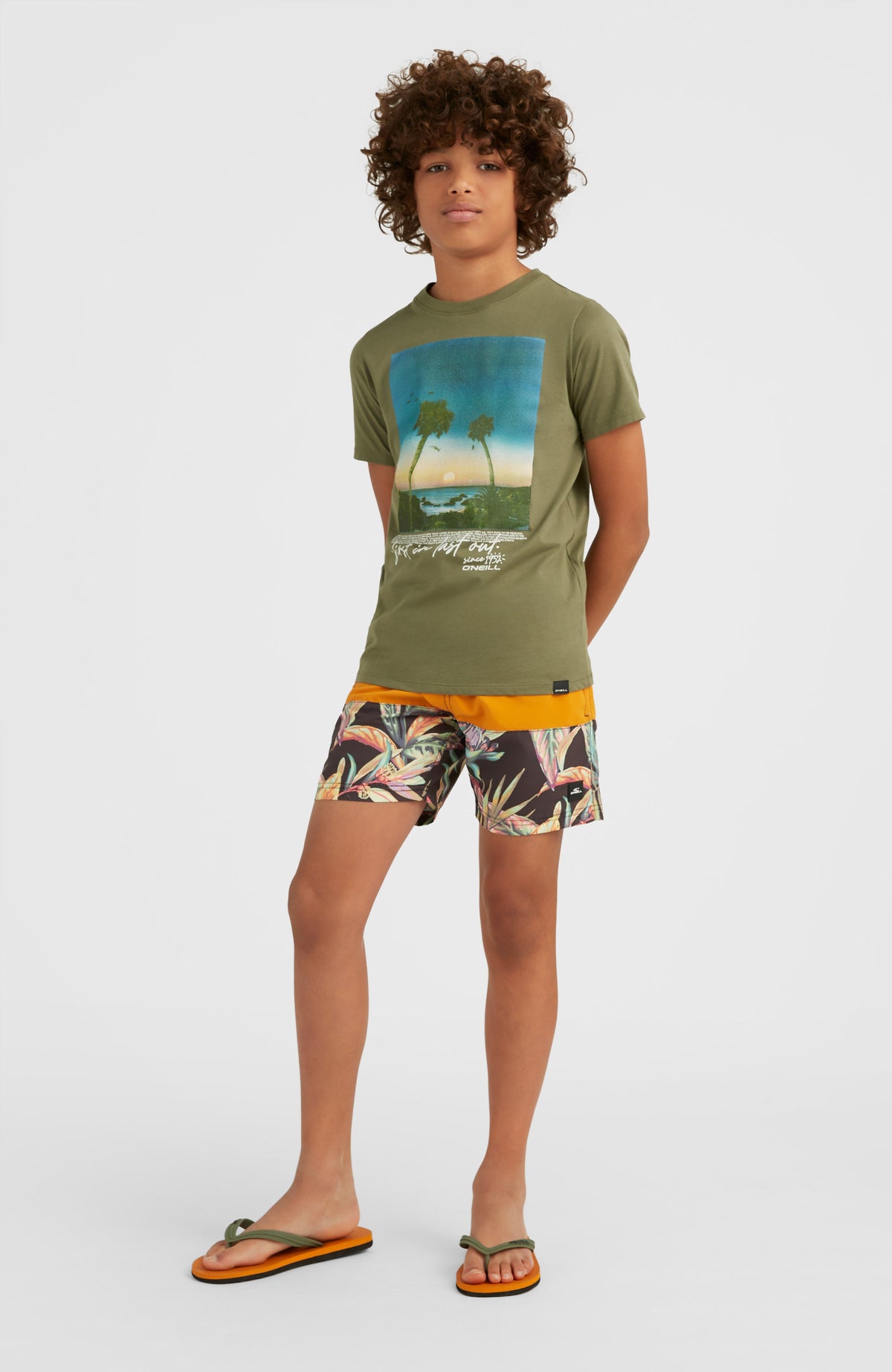 Cali Block 13'' Swim Shorts | Nugget Colour Block