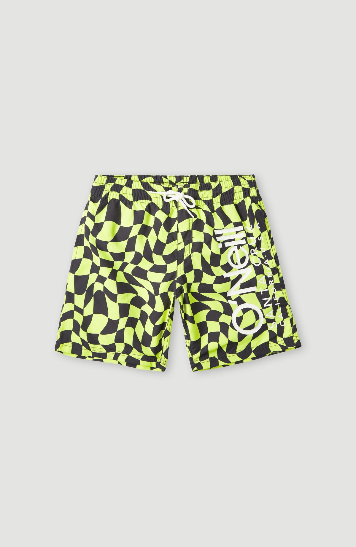 Cali Crazy 14'' Swim Shorts | Yellow Checkboard