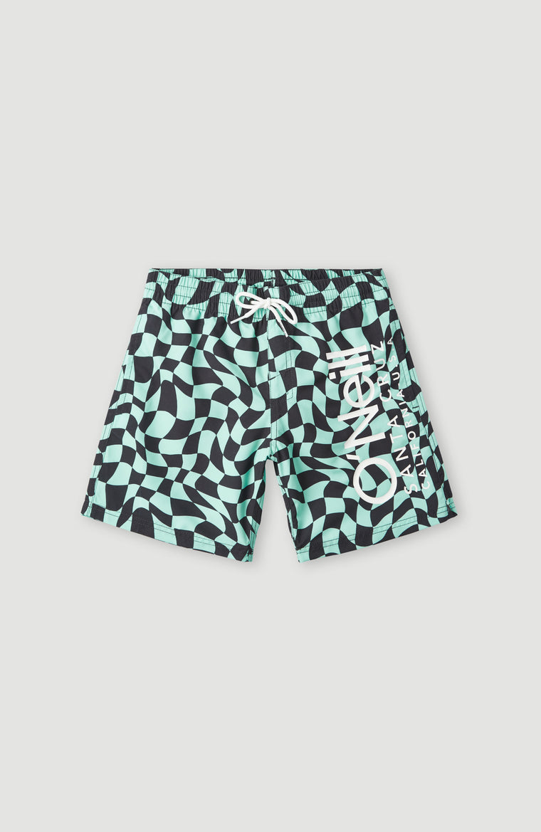 Cali Crazy 14'' Swim Shorts | Blue Beach Glass