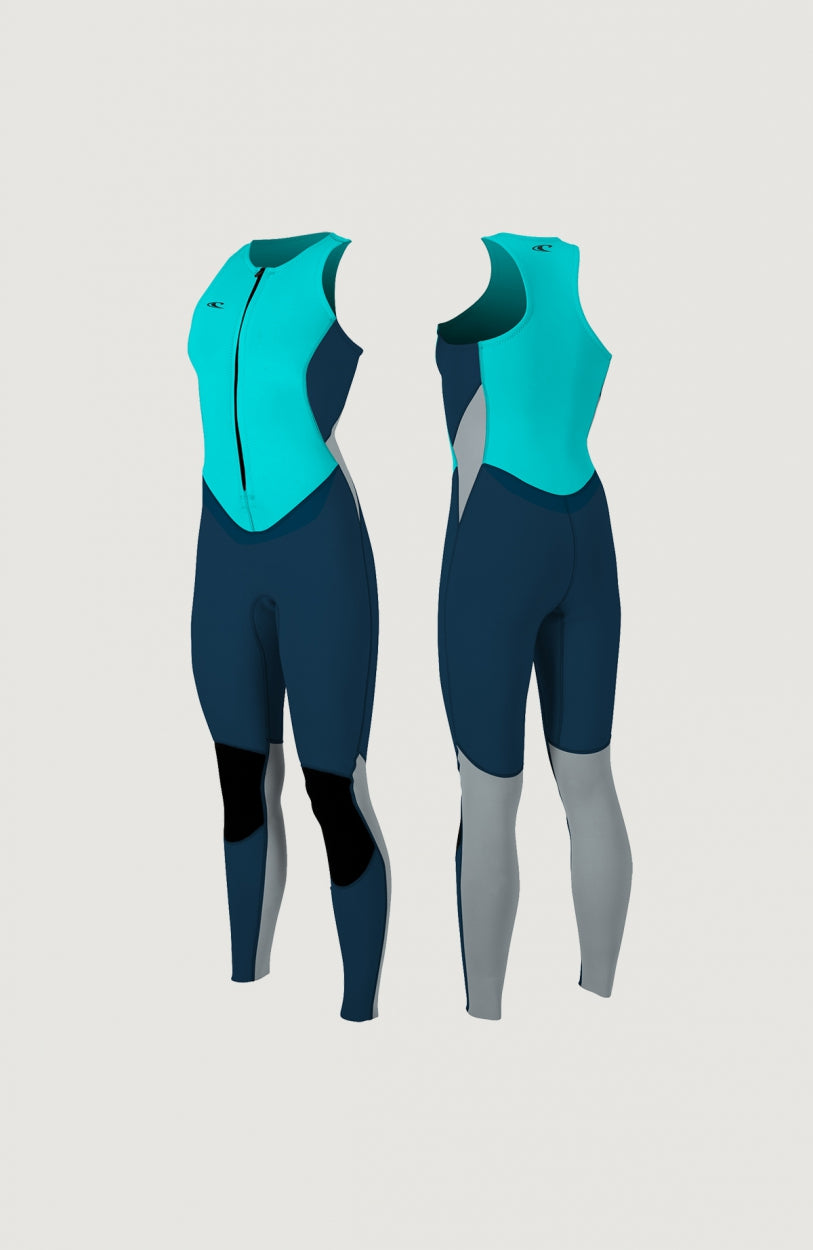 Bahia 1.5mm Front Zip Sleeveless Full Wetsuit | Grey
