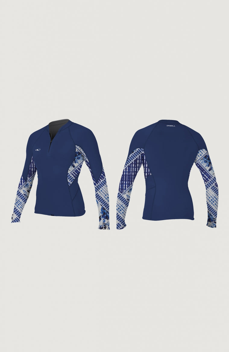 Bahia 1/0.5mm Front Zip Neoprene Jacket | Dark Blue