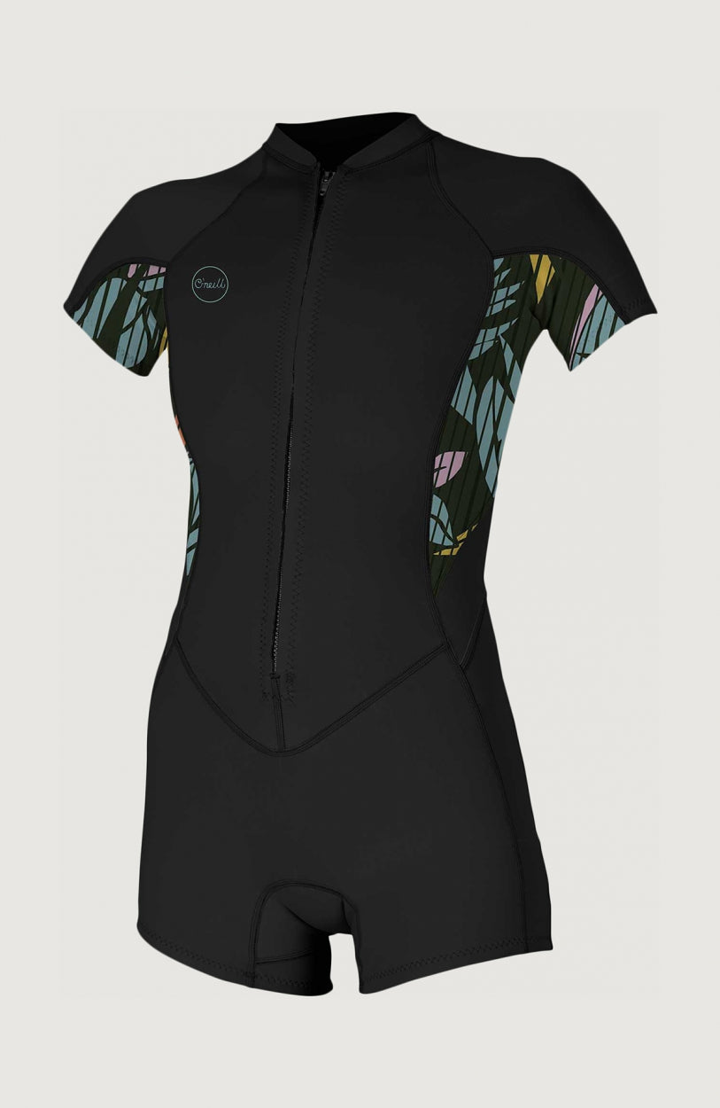 Bahia 2/1mm Front Zip Spring Wetsuit | BL Black