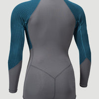 Blueprint 2/15 Front Zip L/S Surf Suit Womens | Grey