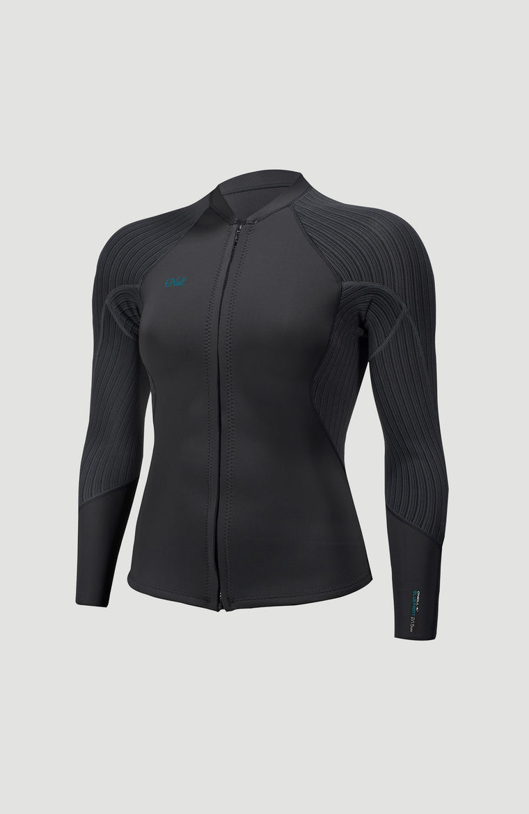 Blueprint 2/15 Front Zip Jacket Womens | BLACK/BLACK