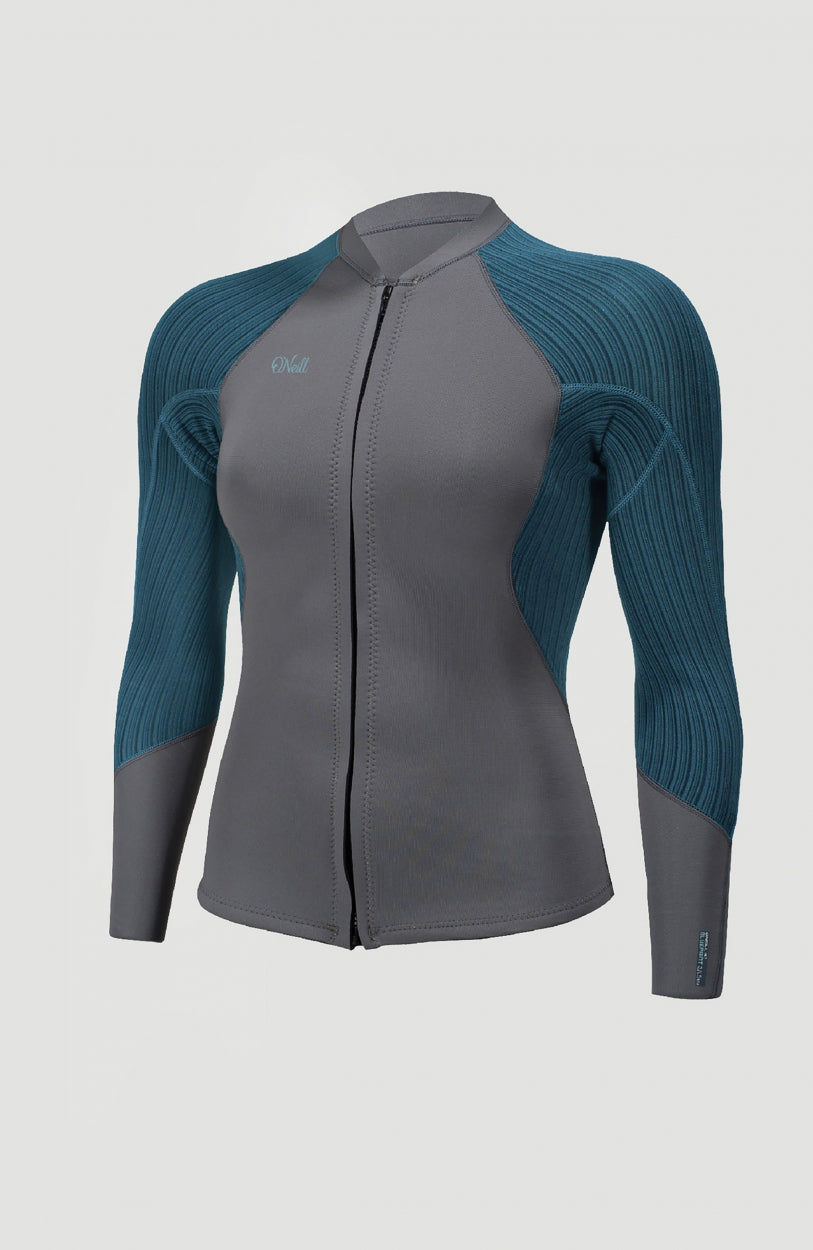 Blueprint 2/15 Front Zip Jacket Womens | Grey