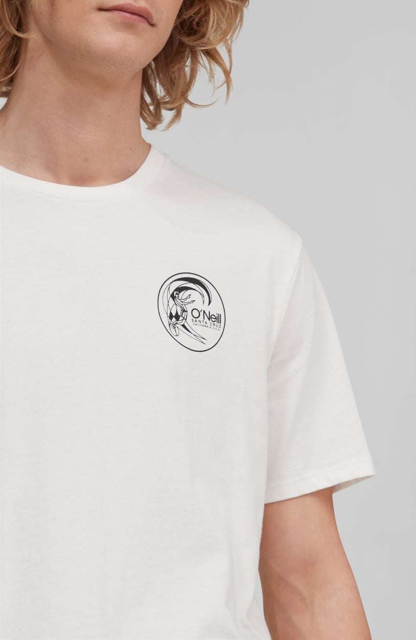 Circle Surfer T-Shirt | Powder White