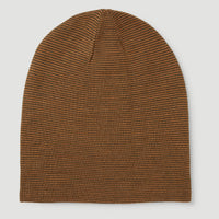 All Year Beanie | Rich Caramel Colour block